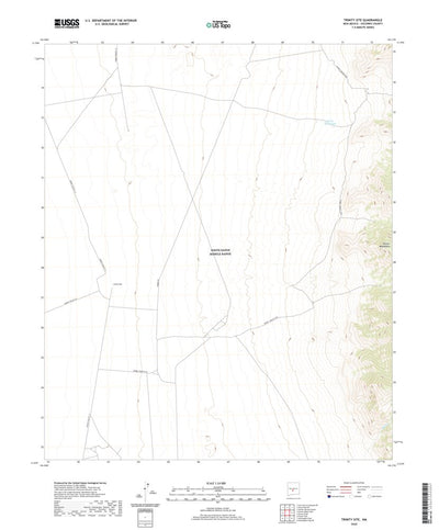 United States Geological Survey Trinity Site, NM (2020, 24000-Scale) digital map