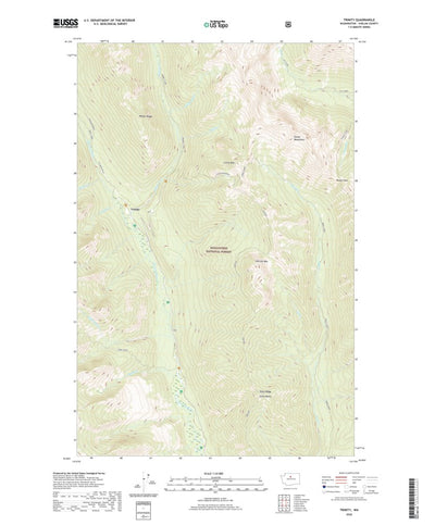 United States Geological Survey Trinity, WA (2020, 24000-Scale) digital map
