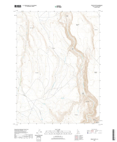 United States Geological Survey Triplet Butte, ID (2020, 24000-Scale) digital map