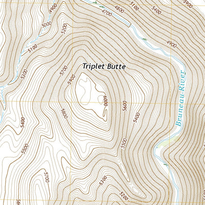 United States Geological Survey Triplet Butte, ID (2020, 24000-Scale) digital map