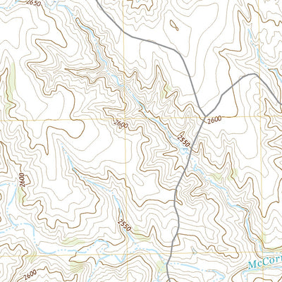 United States Geological Survey Troublesome Creek, TX (2022, 24000-Scale) digital map