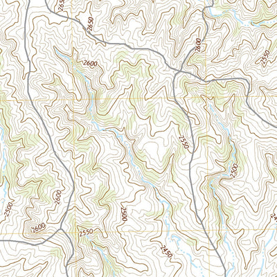United States Geological Survey Troublesome Creek, TX (2022, 24000-Scale) digital map