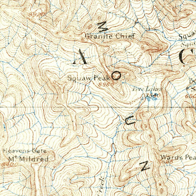 United States Geological Survey Truckee, CA-NV (1891, 125000-Scale) digital map