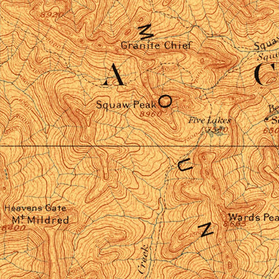 United States Geological Survey Truckee, CA-NV (1893, 125000-Scale) digital map