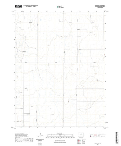 United States Geological Survey Truckton, CO (2022, 24000-Scale) digital map