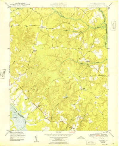 United States Geological Survey Truhart, VA (1949, 24000-Scale) digital map
