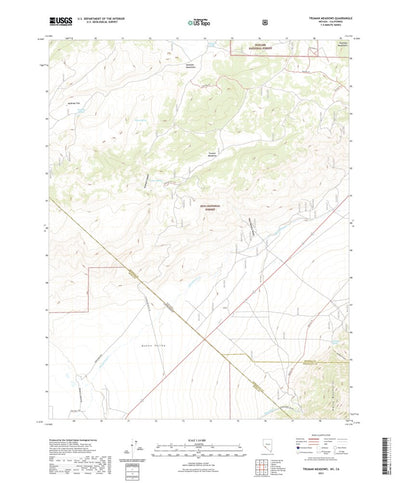 United States Geological Survey Truman Meadows, NV (2021, 24000-Scale) digital map