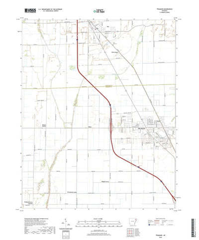 United States Geological Survey Trumann, AR (2020, 24000-Scale) digital map