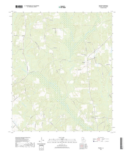 United States Geological Survey Truxno, LA (2020, 24000-Scale) digital map
