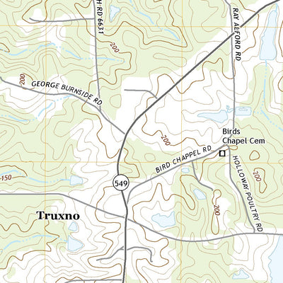 United States Geological Survey Truxno, LA (2020, 24000-Scale) digital map
