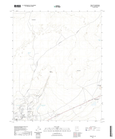 United States Geological Survey Tuba City, AZ (2021, 24000-Scale) digital map