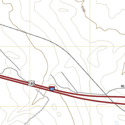 United States Geological Survey Tucker Mesa SW, AZ (2021, 24000-Scale) digital map