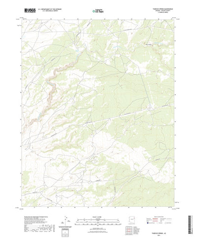 United States Geological Survey Tudecoz Spring, AZ (2021, 24000-Scale) digital map
