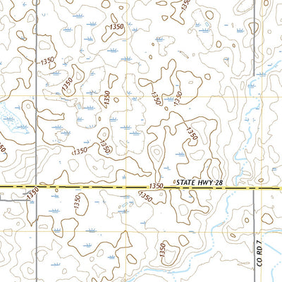 United States Geological Survey Tulare, SD (2021, 24000-Scale) digital map