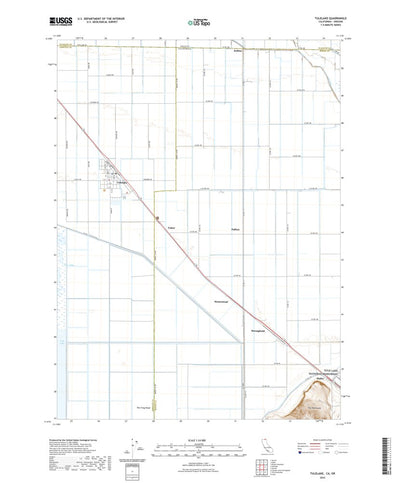 United States Geological Survey Tulelake, CA (2022, 24000-Scale) digital map
