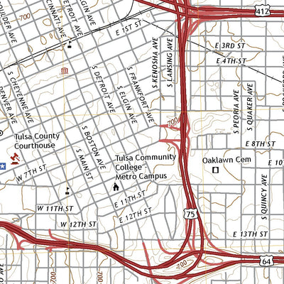 United States Geological Survey Tulsa, OK (2022, 24000-Scale) digital map