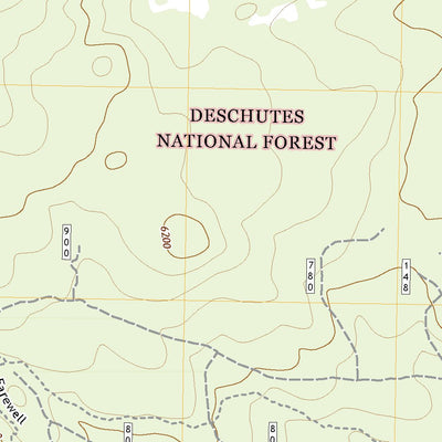 United States Geological Survey Tumalo Falls, OR (2020, 24000-Scale) digital map