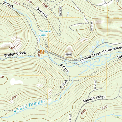 United States Geological Survey Tumalo Falls, OR (2020, 24000-Scale) digital map
