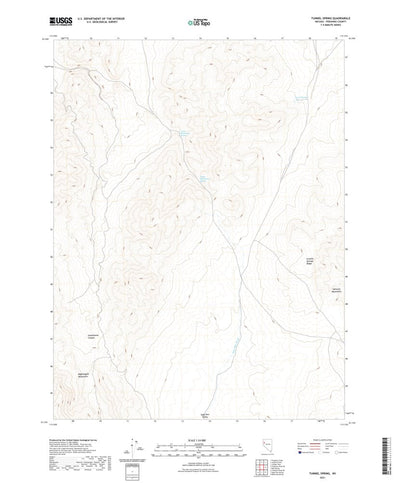 United States Geological Survey Tunnel Spring, NV (2021, 24000-Scale) digital map