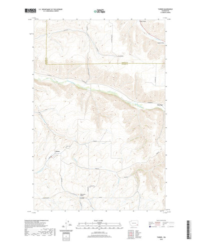United States Geological Survey Turner, WA (2020, 24000-Scale) digital map