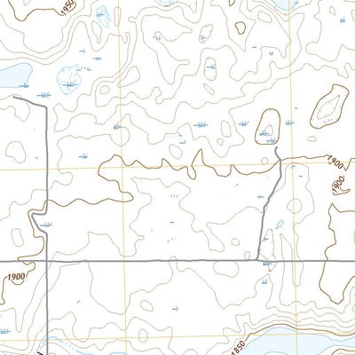 United States Geological Survey Turtle Creek NE, ND (2020, 24000-Scale) digital map