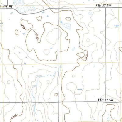 United States Geological Survey Turtle Creek SE, ND (2020, 24000-Scale) digital map