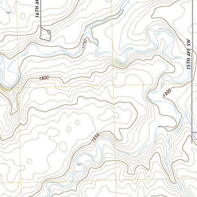 United States Geological Survey Turtle Creek SE, ND (2020, 24000-Scale) digital map