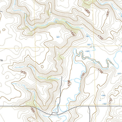 United States Geological Survey Turtle Creek SW, ND (2020, 24000-Scale) digital map