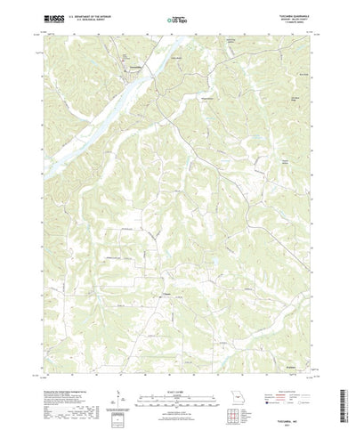 United States Geological Survey Tuscumbia, MO (2021, 24000-Scale) digital map