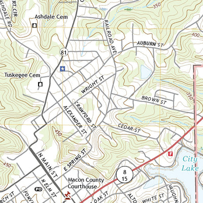United States Geological Survey Tuskegee, AL (2021, 24000-Scale) digital map