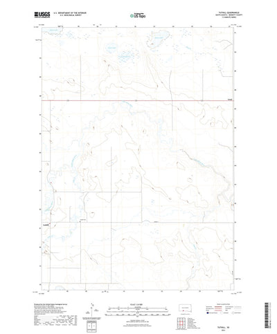 United States Geological Survey Tuthill, SD (2021, 24000-Scale) digital map