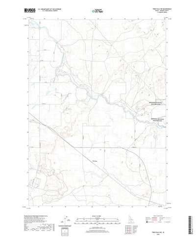United States Geological Survey Twin Falls NE, ID (2020, 24000-Scale) digital map