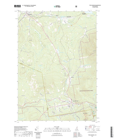 United States Geological Survey Twin Mountain, NH (2021, 24000-Scale) digital map