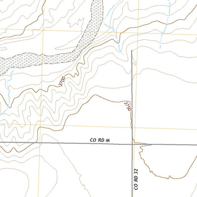 United States Geological Survey Two Butte Springs, CO (2022, 24000-Scale) digital map