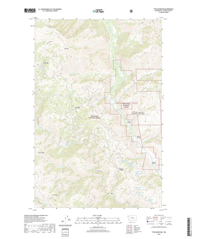 United States Geological Survey Tyee Mountain, WA (2020, 24000-Scale) digital map