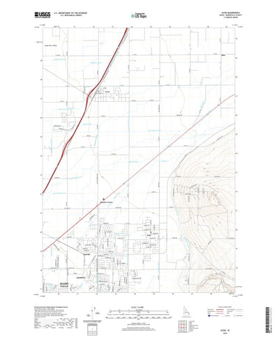 United States Geological Survey Ucon, ID (2020, 24000-Scale) digital map
