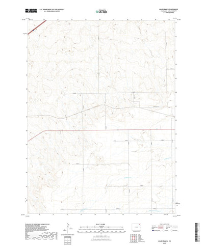 United States Geological Survey Uhler Ranch, CO (2022, 24000-Scale) digital map