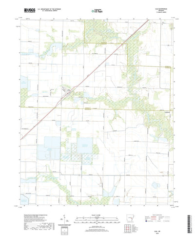 United States Geological Survey Ulm, AR (2020, 24000-Scale) digital map