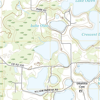 United States Geological Survey Umatilla, FL (2021, 24000-Scale) digital map