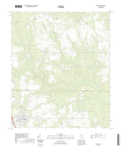 United States Geological Survey Unadilla, GA (2020, 24000-Scale) digital map
