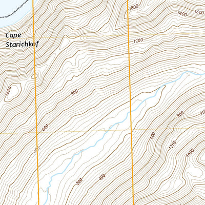 United States Geological Survey Unalaska B-4 NE, AK (2021, 25000-Scale) digital map