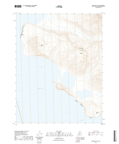United States Geological Survey Unalaska C-4 SE, AK (2021, 25000-Scale) digital map