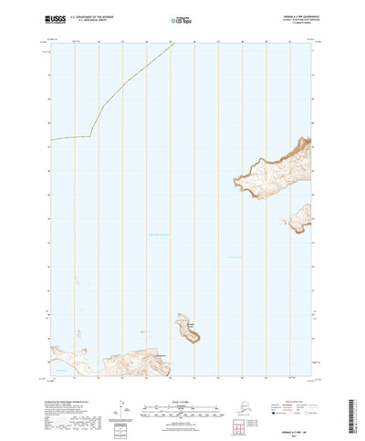 United States Geological Survey Unimak A-3 NW, AK (2021, 25000-Scale) digital map