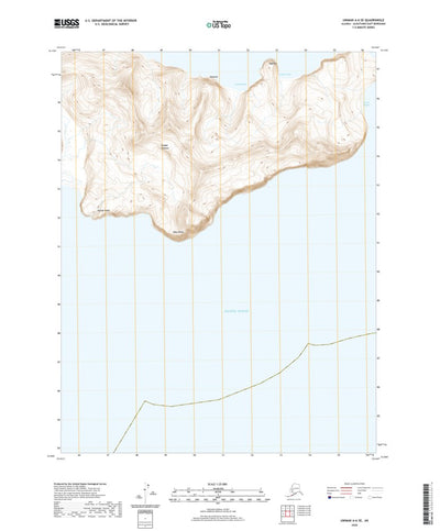 United States Geological Survey Unimak A-6 SE, AK (2020, 25000-Scale) digital map
