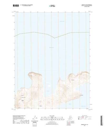 United States Geological Survey Unimak B-5 SW, AK (2020, 25000-Scale) digital map