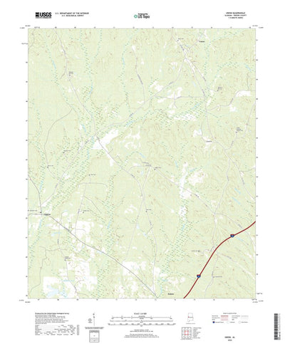 United States Geological Survey Union, AL (2020, 24000-Scale) digital map