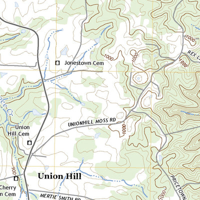United States Geological Survey Union Hill, TN (2022, 24000-Scale) digital map