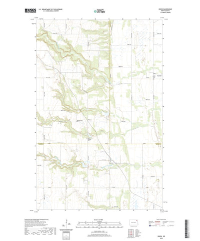 United States Geological Survey Union, ND (2020, 24000-Scale) digital map