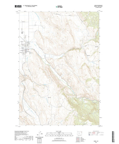 United States Geological Survey Union, OR (2020, 24000-Scale) digital map
