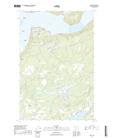 United States Geological Survey Union, WA (2020, 24000-Scale) digital map